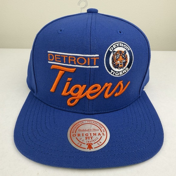 Mitchell & Ness Detroit Tigers Retro Cooperstown Adjustable Snapback Hat NWT - Picture 6 of 8